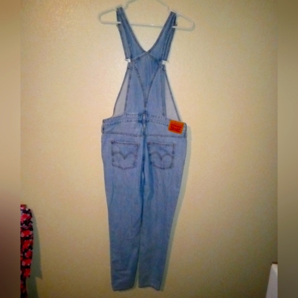 Levi's overalls, light blue denim, sz small